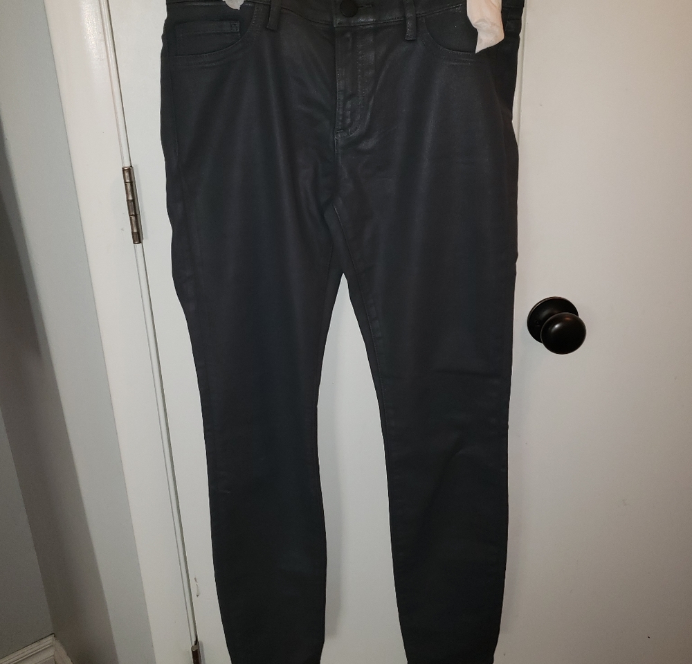 Elie Tahari 29 Audrey faux leather gray leggings - Picture 3 of 15